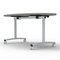 MUOSEN espace de travail ovale pliant mobilier de bureau bureau salle de réunion bureau salle de formation table poste de travail exécutif
