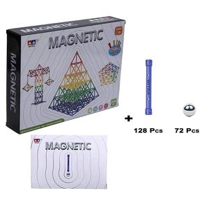 Bâtons <span class=keywords><strong>de</strong></span> construction magnétiques <span class=keywords><strong>de</strong></span> 2,3 pouces, ensemble <span class=keywords><strong>de</strong></span> construction magnétique, jouets éducatifs, bâtons magnétiques, jouets d'empilage - Product Image 4