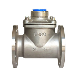 YomteY Stainless Steel Water Meter DN80 Flange Type Multi Jet High Accuracy For Hot Cold Water - Product Image 3
