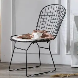 Chaise en filet créative de très haute qualité à bas prix pour magasin de thé au lait chaise arrière