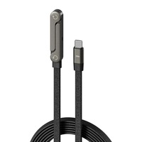Support de Charge Téléphone 2-en-1 240W avec Câble et Support pour Lit, Compatible iPhone 17 16 15 Pro Max, iPad Air, MacBook