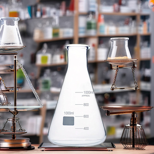 Oferta Especial: Frasco Erlenmeyer de Vidrio Borosilicato de 250 ml para Uso en Laboratorio con Diseño Cónico de Cuello Estrecho 3.3 y 3 Años de Garantía - Product Image 4