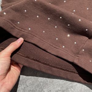 Wholesale Vintage Heavyweight <b>Short</b> Pants Embroidered Rhinestone <b>Shorts</b> Manufacturer Cotton Acid Wash <b>Baggy</b> <b>Men's</b> Sports <b>Shorts</b> - Product Image 5