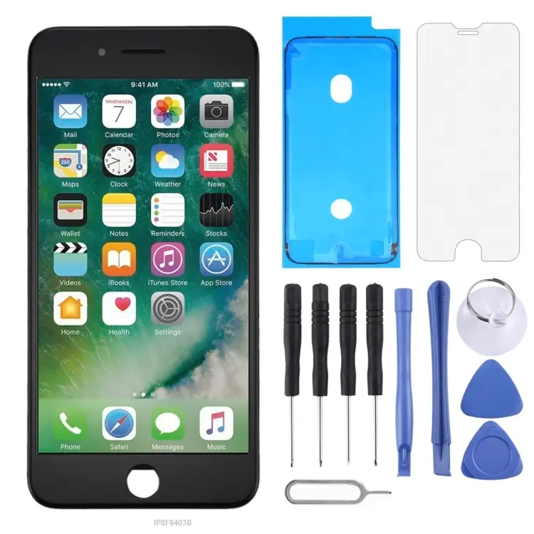 Same day Shipping LCD Screen and Digitizer Full Assembly for iPhone 8 12 with free gift in 1 Repair Kits