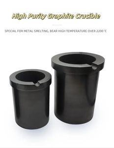 <span class=keywords><strong>Creuset</strong></span> en graphite en argile personnalisé <span class=keywords><strong>R</strong></span> <span class=keywords><strong>Creuset</strong></span> sous vide en graphite avec couvercle <span class=keywords><strong>Creuset</strong></span> en graphite de haute pureté - Product Image 4