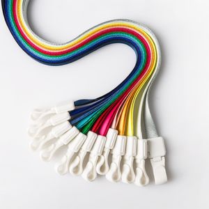 Upgraded Custom Design <b>Lanyards</b> Polyester <b>Nylon</b> <b>Lanyards</b> with Personalized Accessories for Employees and Students - Product Image 1