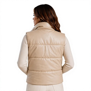 Gilet matelassé unisexe personnalisé léger pour l'hiver, sans manches, pour l'extérieur, vente en gros de vêtements - Product Image 2