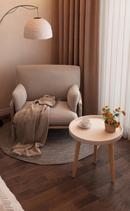 <span class=keywords><strong>Tavolino</strong></span> <span class=keywords><strong>da</strong></span> Caffè Rotondo in Legno di Alta Qualità, Moderno e Resistente, per Soggiorno, Camera <span class=keywords><strong>da</strong></span> Letto, <span class=keywords><strong>Balcone</strong></span>, Arredamento Casa, <span class=keywords><strong>Tavolino</strong></span> Laterale per Divano - Product Image 4