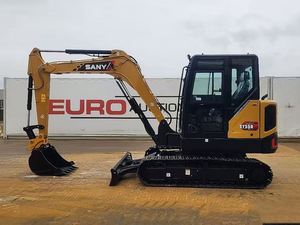 Excavatrice sur chenilles SY55U neuve en parfait état, 5 tonnes, avec moteur et pompe de boîte de vitesses haute performance pour l'agriculture domestique - Product Image 3