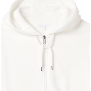 Sweat à capuche blanc en coton coupe classique pour homme, personnalisable ODM, simple et respirant pour les sports de plein air, grandes tailles, automne - Product Image 5