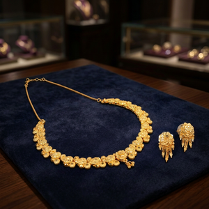 Joyería de Moda Chapada en Oro de 14K, 18K, 24K al por Mayor, Conjunto de Joyería India, Collares, Joyería de Latón Rellena de Oro, Oro Joyería - Product Image 2