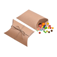 Mini valise personnalisée boîte de rangement en papier bonbon cadeau de voyage boîte en papier pliable boîte d'oreiller en papier d'emballage