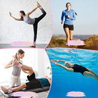 Kit d'accessoires de Pilates d'origine : Anneau de Pilates, Tapis de yoga, Ballon de Pilates, Bandes de résistance, Slider, Cercle magique, Lestes de cheville