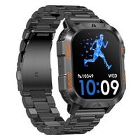 CR289 Reloj Inteligente para Hombre, Exterior, Batería Grande de 1200 mAh, Pantalla HD de 2.01'', Brújula, Resistente al Agua 3 ATM, Seguimiento de Salud, Deportivo