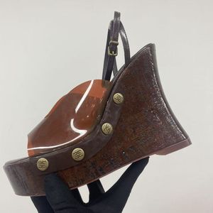 Ankle Strappy Sandalias Planas Outdoor Wedge Platform Slipper Sepatu Women Shoes Summer <b>Sandals</b> - Product Image 5