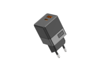 Adaptateur de chargeur GaN 35W Câble Type-C rétractable Charge rapide Chargeur mural USB Chargeur de voyage Pliable Multi-prises Certifié CE PD QC3.0