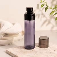 Flacon pulvérisateur transparent en PET pour cosmétiques, flacon de brume faciale avec pompe à brume fine pour tonique, essence, eau et produits de soin de la peau
