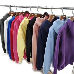 Sweat-shirts pour hommes de qualité supérieure, en denim lourd de 420 grammes, 100% coton, avec impression en relief de couronne noire - Product Image 1