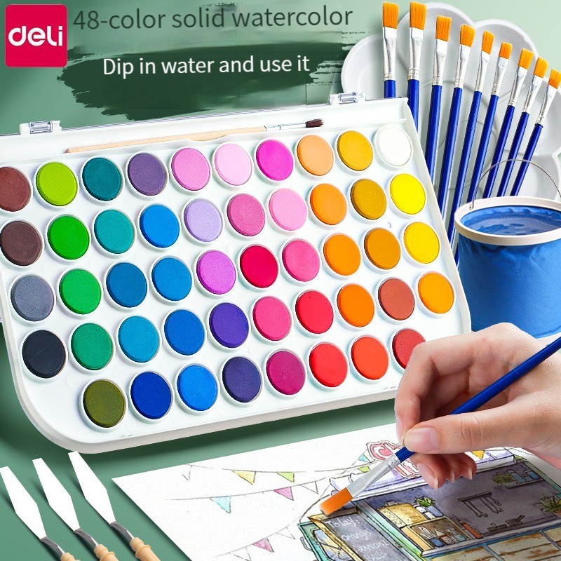 Для кулинарно-деликатесной продукции HS312 детская гуашь пигмент материала расцветки набор детского сада Пальчиковые краски 12 видов цветов нетоксичные Смываемые для примы