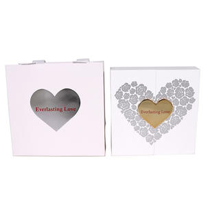 Boîte cadeau <span class=keywords><strong>en</strong></span> forme de cœur avec poignée pour parfum, bijoux, jour de la Saint-Valentin, avec matériau papier écologique - Product Image 6