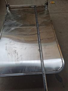 Chariot à plate-forme Chariot de stockage plat polyvalent Chariot à provisions pliable Acier à quatre roues robuste Acier inoxydable OEM - Product Image 6