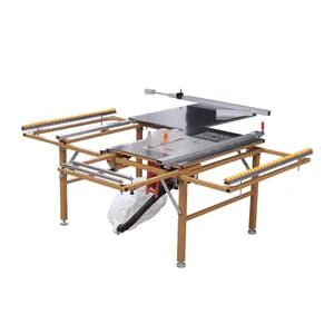 Serra de mesa portátil para carpintaria, serra circular para carpintaria, máquina de corte de madeira