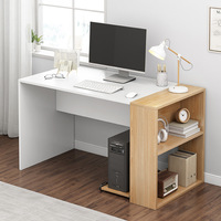 Bureau d'ordinateur en bois au style moderne, armoire, pour ordinateur portable, table d'écriture, pour la maison et le bureau