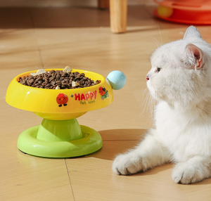 Stainless Steel <b>Cat</b> Bowls Not Easy Tip Over Non-Slip Explosive Stainless Steel Dog Tableware Protection Cervical Vertebra - Product Image 2