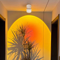 Sunset Atmosphere Spotlight COB 10W LED AC 110V 220V para el fondo del hogar Pared Pasillo Techo Iluminación comercial