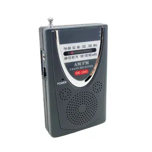 ポータブルFMラジオ、高感度ラジオ、ハンドヘルドデュアルユースクラシックラジオ