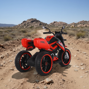 Moto Elettrica ATV Ricaricabile per Bambini e Bambine 2-4 Anni, Giocattolo Cavalcabile a Batteria, Design Passeggino in Plastica - Product Image 2