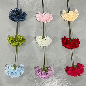 Flores de Hortensia Artificiales, 54 Pétalos, Flor de Seda Hecha a Mano para Decoración de Bodas, Hogar y Accesorios de Fotografía - Product Image 2
