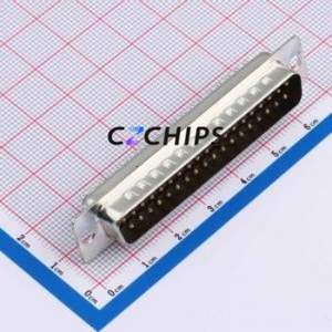 X0137WT12B1L D-Sub/VGA Connector Through hole Component (THT) Connector Standard D-Sub Male 37P Solder Wire Type - Product Image 1