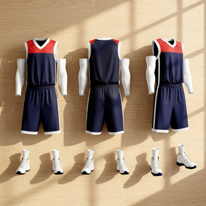 Uniforme de Baloncesto Personalizado Hecho en Pakistán, Camiseta y Pantalones Cortos para Equipo, Sublimación con Absorción de Humedad, Malla de Secado Rápido - Product Image 3