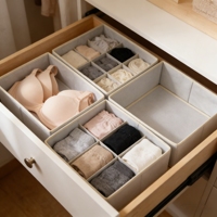 Lot de 6 organiseurs pliables en tissu non tissé pour draps, housses de couette, vêtements, bacs de rangement