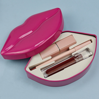 Kit Lèvres Vegan 3-en-1 : Rouge à Lèvres, Gloss et Crayon à Lèvres – Maquillage Longue Tenue Haute Pigmentation