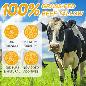 Бальзам-стик ELAIMEI из взбитого говяжьего жира и меда для лица и тела, успокаивающий и увлажняющий, органический, из говядины травяного откорма, с натуральным медом - Product Image 3