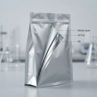 Sachets refermables en aluminium mat argenté anti-odeur, épais, thermoscellables, en Mylar, pour aliments pour bébés