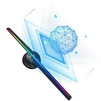 Ventilateur Holographique 3D INM 2026 56CM, Affichage Holographique UHD 2048x2048, Contrôle de Grappe de Projecteurs, Prise OEM AU UK US EU, Garantie 1 An