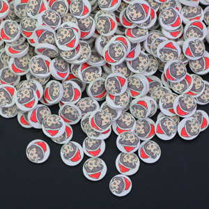 100กรัมตัวการ์ตูนใยแมงมุมสีแดงผสมกับดินโพลิเมอร์โรยชิ้นสำหรับใส่น้ำเมือกงานประดิษฐ์ทำเล็บด้วยตัวเอง - Product Image 4