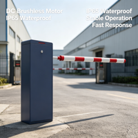 Barrière automatique avec caméra ANPR pour la reconnaissance des plaques d'immatriculation, pour système de contrôle d'accès au parking