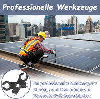 Clé universelle de démontage et de serrage pour connecteurs multi-contacts de câbles solaires photovoltaïques – Outil de serrage pour câbles solaires
