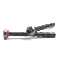 M3 M4 M5 M6 M8 DIN7985 Black Oxide Nickel Plating Stainless Steel A2 304 Star Drive Torx Pan Head Machine Screws Sealing Screw