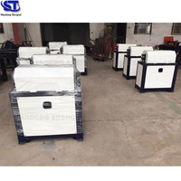 Machine de meulage d'enlèvement de rouille de barre d'acier Machine HSCX-32 économique et durable d'enlèvement de rouille de barre d'acier de rendement élevé