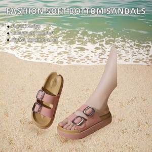 Zapatos de Mujer de Moda con Punta Cuadrada y Color Sólido para Uso Exterior, Tallas Grandes - Product Image 2