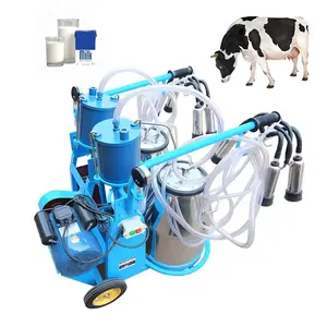 2023 Farm wholesale cow portable electric single cow milking machine z hand machine for cows