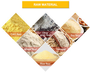 300kg Kelloggs Breakfat Extrudeuse de céréales Snack Ligne de production complète de flocons de maïs pour la fabrication à haut volume - Product Image 4