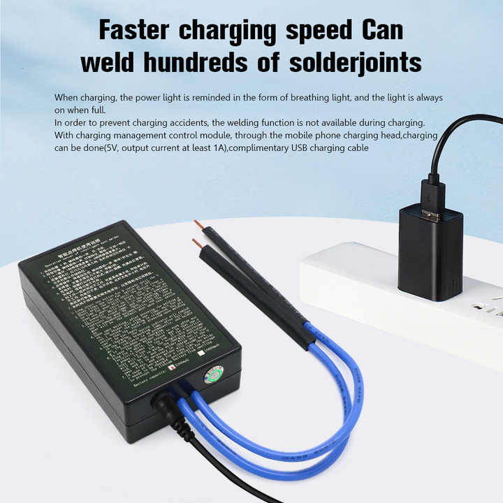 スポット溶接機ポータブル6ギア18650バッテリー用の調整可能なミニ 