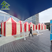 Tentes de pagode d'auvent colorées extérieures personnalisées de 3x3m avec des cadres antirouille d'alliage d'aluminium