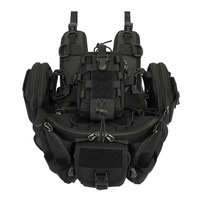 Sac de réservoir de carburant universel pour moto, en PVC, étanche, à dégagement rapide, sangle réglable portable, sangle d'épaule amovible, base de montage